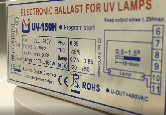 بالاست 220 ولت 150 وات uvc UV- 150H برای بالاست پشتیبان لامپ U810 Z1554