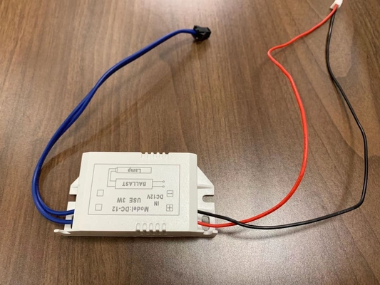 بالاست UV 12VDC الکترونیک 3W بالاست UV باکتری های کشنده با قدرت کوچک