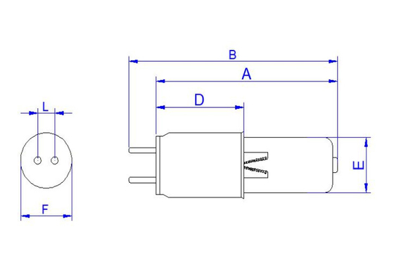 بالاست UV 12VDC الکترونیک 3W بالاست UV باکتری های کشنده با قدرت کوچک