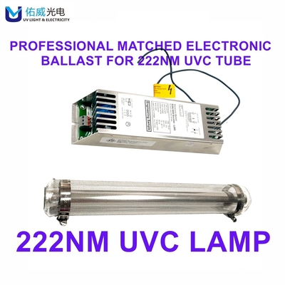 نور UVC دور 70 واتی 222 نیوتن متر طول 300 میلی متر برای ضد عفونی بیمارستان
