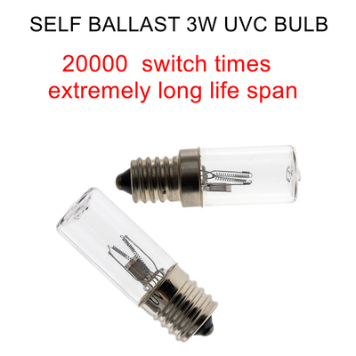 4W ازن UVC نور کابینت ضد عفونی باکتری E14 نور UV