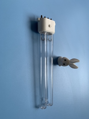 لامپ میکروب کش UV 2G7 7W لوله UVC بدون ازن 254 نانومتری
